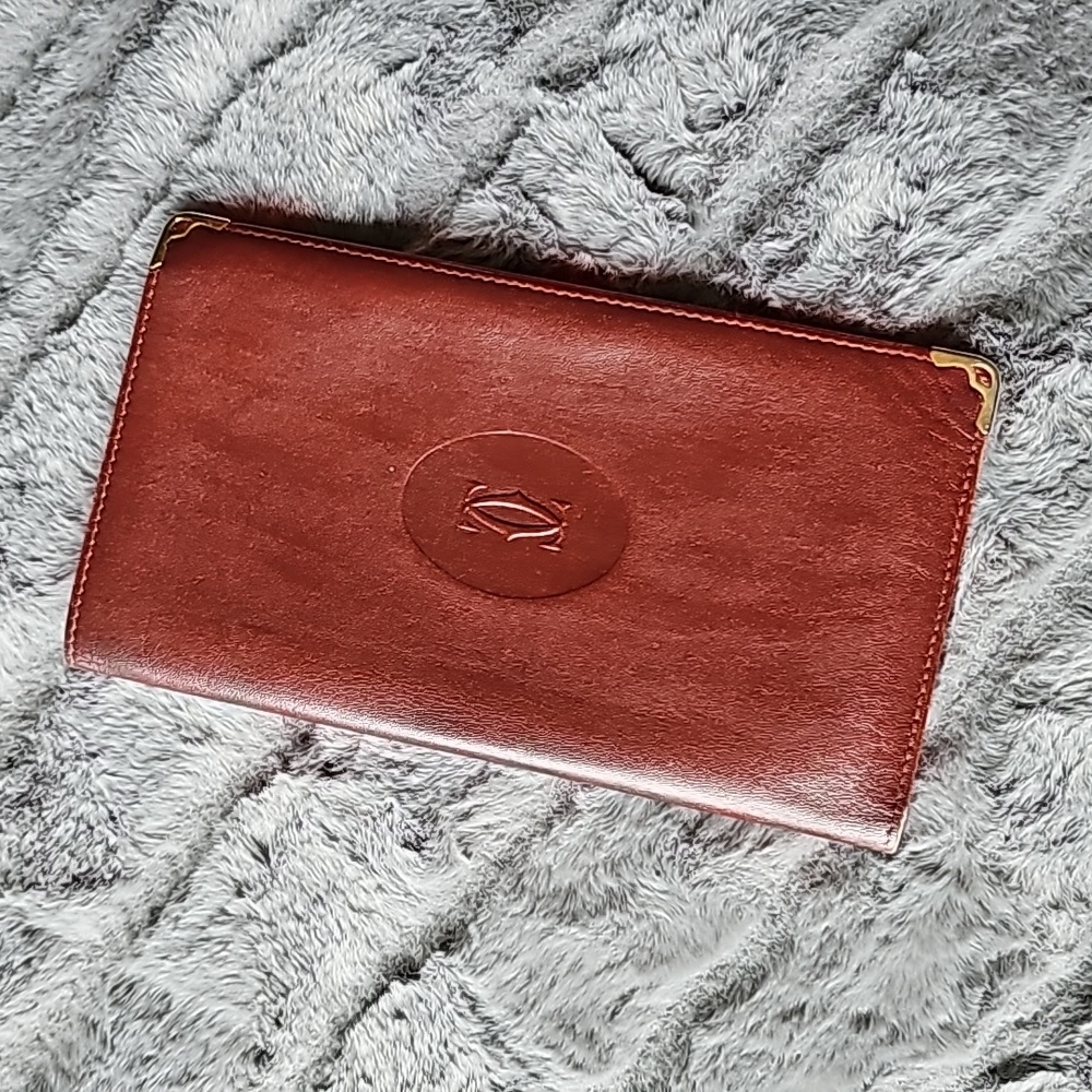 Cartier long bordeaux wallet